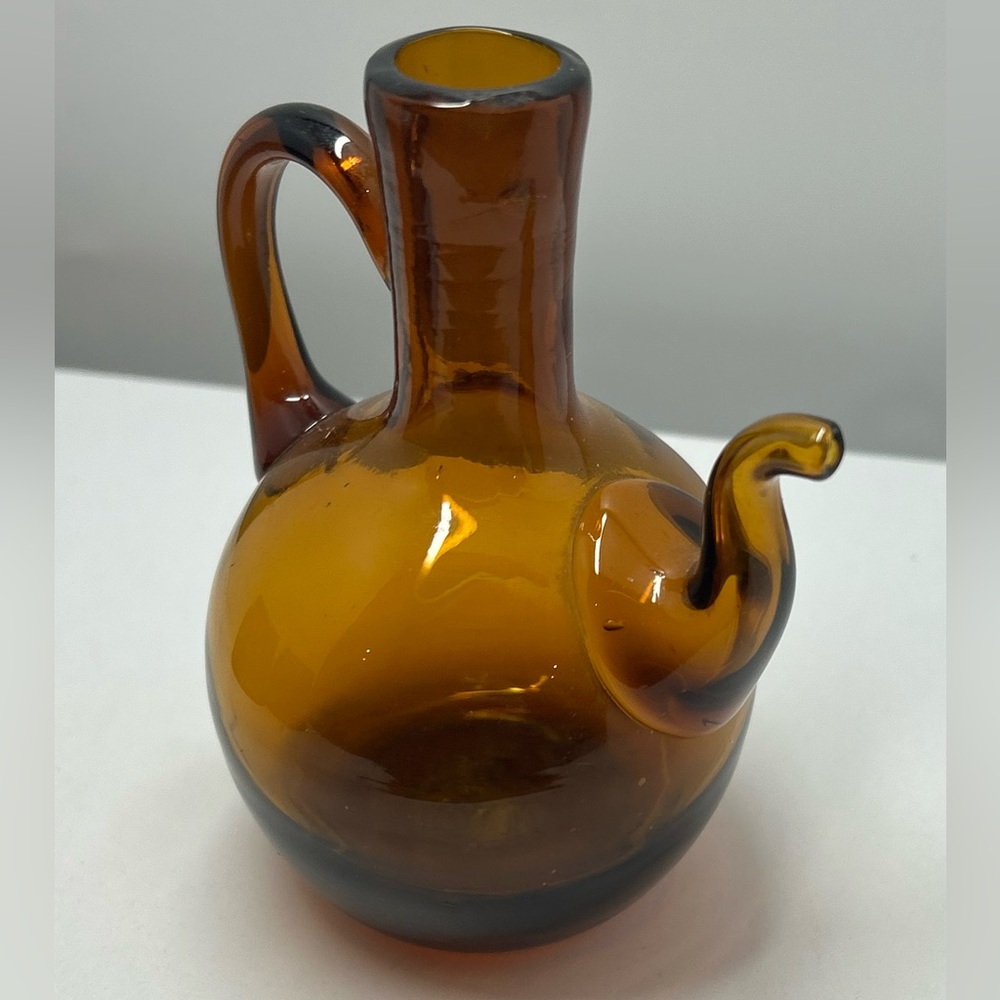 🐕3/20 Vintage Amber Glass Bundle - Set of 3 - Picture 8 of 9